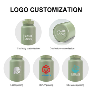 Custom 32oz Double Wall Vacuum Coffee Tumbler Insulated Gym Water Bottle with Magnetic Cell Phone Holder - Product Image 3