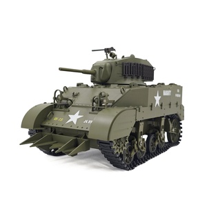 <span class=keywords><strong>Char</strong></span> léger USA M5A1 Stuart, modèle à l'échelle <span class=keywords><strong>1</strong></span>/16, 6-8 km, 2,4 GHz, tourelle rotative à 360 degrés, <span class=keywords><strong>char</strong></span> RC pour jouets RC et cadeaux pour amateurs, COOLBANK - Product Image 1