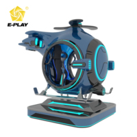 Simulador de Vuelo de Helicóptero, Cabina de Simulación de Vuelo, Simulador de Entrenamiento de Aeronaves, Máquina de Juego de Realidad Virtual, Simulador de Vuelo 9D con Movimiento