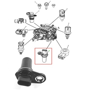 Nuevo Sensor de posición del cigüeñal 05033307AC para Jeep Compass Car para Dodge Journey <span class=keywords><strong>Caliber</strong></span> para Chrysler Sebring 2.0L 2.4L 5033307 - Product Image 2