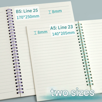 Carnets de notes scolaires B5 à spirale colorés personnalisables en gros pour fabricants