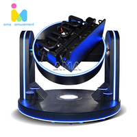 Parc d'attractions Vr Franchise 360 Roller Coaster 9d Vr 3 Places Vr Cinéma Chaises Simulateur
