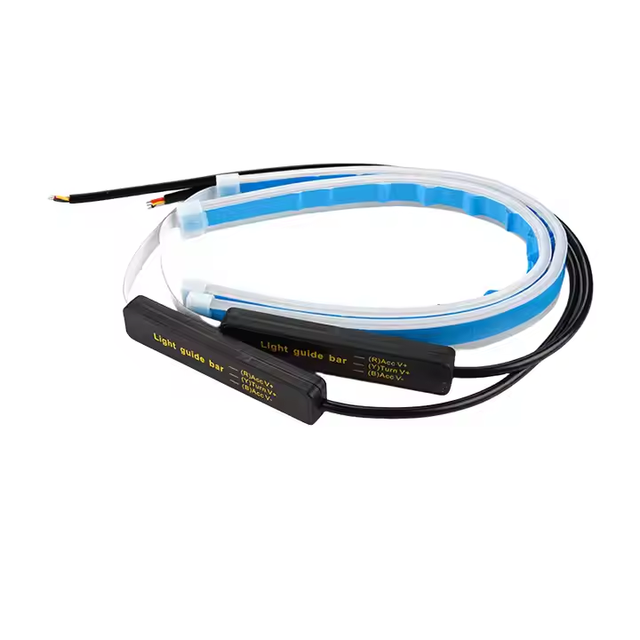 30cm 45cm 60cm Flexible Car Light Headlight RGB LED DRL Daytime Running Lights Turn Signal Accessories