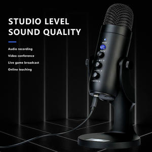 ไมโครโฟนคอนเดนเซอร์ USB เล่นเกมพร้อมการตัดเสียงรบกวนการตรวจสอบอัตราการเต้นเสียงเงียบสำหรับ <span class=keywords><strong>Twitch</strong></span> YouTube ที่ไม่ลงรอยกันบน PS5 PS4พีซี - Product Image 4