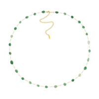 Bijoux de corps sexy, chaîne de corps en or 18 carats, chaîne de taille en perles de pierre naturelle, chaîne de ventre en acier inoxydable pour filles