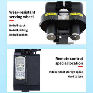 Launcher automatico per Badminton con telecomando per App per <span class=keywords><strong>esercizi</strong></span> di auto-allenamento a casa a rimbalzo della batteria per adulti - Product Image 6