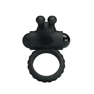 Mannelijke Vibrerende Haan Ringen Tijd Blijvende Penis <span class=keywords><strong>Ring</strong></span> Voor Mannen Konijn Vibrator Clitoris Stimulatie Seksspeeltje - Product Image 1