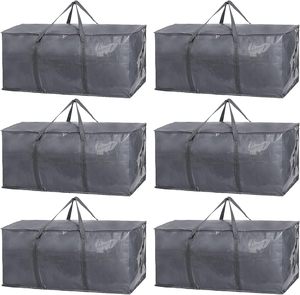 Factory Extra Large Moving Bags with Zippers & Carrying Handles, Heavy-Duty Storage Tote for Space Saving Moving Storage
