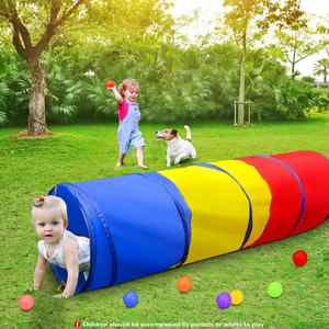 Tente de jeu pop-up pour bébés, enfants ou animaux domestiques (chiens, chats) – Tunnel de jeu pour garçons et filles, idéal pour l'extérieur - Product Image 3
