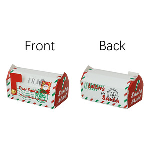 Toptan Noel Şeker Hediye Kutusu, Kabartmalı Mat Laminasyon ve UV Kaplama, Geri Dönüştürülebilir Karton, Kare Şekil - Product Image 5