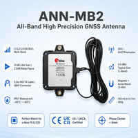 Antenne GNSS toutes bandes haute précision ANN-MB2 L1 L2 L5 E6 B3 avec support magnétique 5m SMA Mâle pour RTK, levés, drones et agriculture de précision
