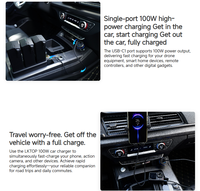 Chargeur de voiture intelligent LKTOP 100W V2.0 (2C+1A) à triple port, chargeur rapide pour drone et téléphone, batterie de drone