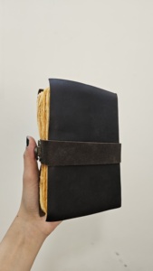 Genuine <b>Leather</b> Soft Cover Journal <b>Notebook</b> Handmade Vintage Writing Diary <b>Refillable</b> Travel <b>Notebook</b> Manufacturer Exporter - Product Image 5