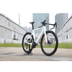 Cycletrack venta directa de fábrica 700c DI2 105 grupo conjunto EDS bicicleta de carretera de carbono completo para adultos