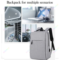 Sac à dos en polyester portable mallette universelle pour ordinateur portable Dell Huawei de 13.3 à 15.6 pouces sac d'ordinateur en déplacement de 15.6 pouces