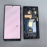 Pantalla OLED 1:1 de Tamaño Original para Samsung S23 Ultra, Digitalizador de Pantalla Táctil, Repuesto para Reparación de Teléfonos Móviles