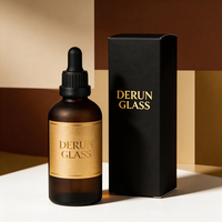 Flacon compte-gouttes vide en verre pour huiles essentielles 15ml 20ml 30ml, petit flacon échantillon givré ambré avec boîte personnalisée