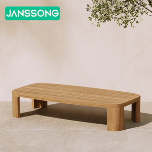 Muebles de madera de teca impermeables modernos de lujo con cojines para sala de estar, balcón, jardín, Patio, Hotel, sofá modular seccional para exteriores - Product Image 5