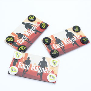 Tự làm cuộc đua số số nam châm BIB Clip chạy đua số nam châm đua yếm nam châm Marathon nút từ tính với thẻ miễn phí - Product Image 2
