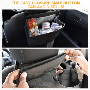 Car Garbage 2021 Hot Sale Easy Mountable Car Garbage Can For Back Seat Foldable Car Trash Bag Multi-Use Hanging Car Bin Bag Waterproof