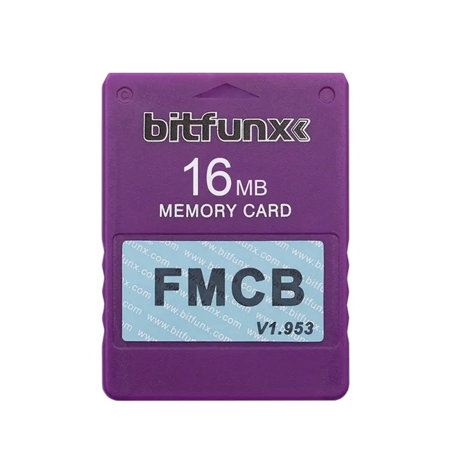 Colorful FMCB Data Storage Card 8MB 16MB 32MB 64MB Version 1.953 Retro Video Memory Stick Game Cards for PS2 console Memory Card
