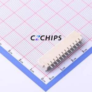 HC-HA-12AWT Wire-to-Board Pin Header SMD,P=2.5mm,Horizontal Mount Connector 1x12P 2.5mm Horizontal Mount XHB - Product Image 2