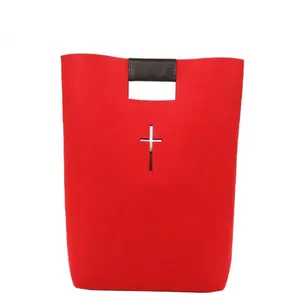 Bolsa de mano de cuero para cuadernos, lona impresa personalizada con impresión