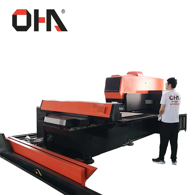 Punzonadora hidráulica de alta calidad, máquina de prensado de torreta CNC