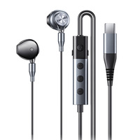 Casque téléphonique filaire Remax avec carte son Type-C, écouteurs numériques pour karaoké, jeux, streaming en direct, design intra-auriculaire, télécommande, 1,5 m