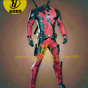 <span class=keywords><strong>Costume</strong></span> de cosplay de personnage de film de haute qualité, sur mesure pour Deadpoo Wade Wilson, pour collection personnelle, adulte, jeu de rôle - Product Image 3