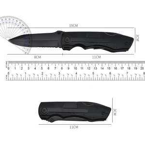 Couteau de poche multifonctionnel en acier inoxydable durable pour survie, modèle TMK1028, avec bord lisse et tournevis, vente en gros - Product Image 2