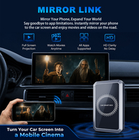 Adaptateur CarPlay Android Auto filaire vers sans fil 4 en 1 HDMI 5 GHz WiFi BT 5 4 Plug and Play pour iPhone IOS Mercedes Benz Honda VW
