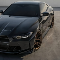Jantes en alliage forgé haute performance XINLAI 19 pouces bronze satiné 5 branches évasées 5x120 5x114.3 pour BMW M2 M3 M4 G80 G82 Tesla