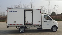 Camion frigorifique électrique Geely F1E, batterie CATL de 53,58 kWh, capacité de chargement de 9 mètres cubes, accessible au garage, meilleur prix