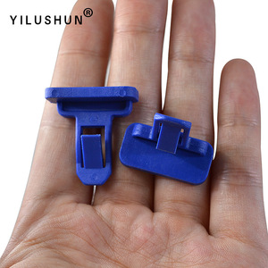 Clips de carrosserie YILUSHUN D214 en plastique bleu pour réparation et remplacement - Product Image 3