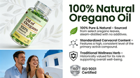 Capsules d'huile d'origan OEM avec carvacrol, ingrédient à base de plantes, certifiées GMP HACCP, complément alimentaire