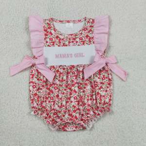 ชุดรอมเปอร์เด็กผู้หญิง RTS Boutique ลายปัก MAMA'S GIRL DADDY'S GIRL น่ารัก สไตล์ลำลอง สำหรับเด็กวัยหัดเดินและเด็กแรกเกิด - Product Image 2