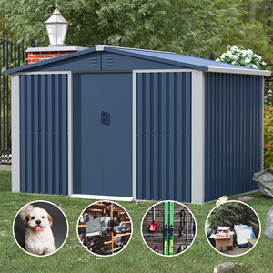 Remise extérieure personnalisée pour outils remise <span class=keywords><strong>de</strong></span> <span class=keywords><strong>jardin</strong></span> en métal d'acier remises <span class=keywords><strong>de</strong></span> rangement pour garages <span class=keywords><strong>de</strong></span> voitures - Product Image 2