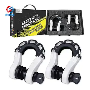 High Quality us type High quality rigging hardware 4 times bow European Standard Stainless steel D shackle