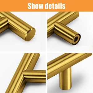 WEKIS Modern Minimalist Stainless Steel T-<b>Bar</b> Furniture <b>Pulls</b> <b>for</b> Dresser Cabinet Drawer Handles-Living Room <b>Home</b> <b>Bar</b> Hotel - Product Image 6