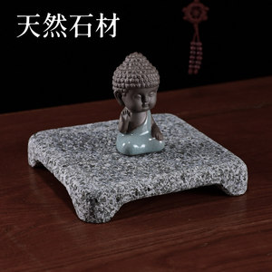 Natural Stone <b>Tea</b> <b>Tray</b> Anti Scalding Mat Non Slip Teacup Holder <b>Tea</b> Ceremony <b>Tray</b> Durable New Chinese Style - Product Image 1