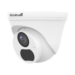 JideTech-Cámara Domo IP PoE de 2MP, micrófono incorporado con poca luz IP67, resistente al agua, IR, 30m, doble transmisión, compatible con DWDR - Product Image 1