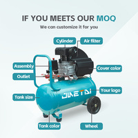 Peinture en aérosol 25L 1.5HP 135L/min Compresseur d'air à connexion directe personnalisé OEM à faible bruit