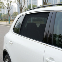 Malla de tela tintada para ventana de coche, película para ventana lateral de automóvil