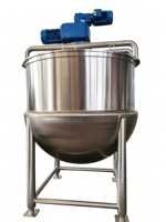 Cuves mélangeuses à pales en acier inoxydable 304/316L de 100 à 2500L pour produits alimentaires, chimiques et poudres détergentes, certifiées ASME, haute efficacité énergétique