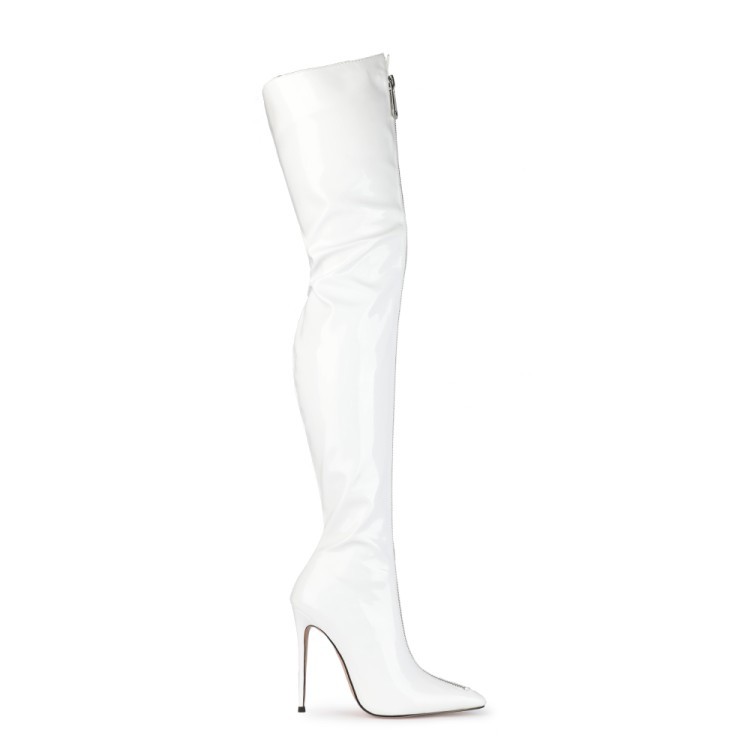 Cuir verni BLANC