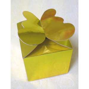 กล่องกระดาษพับลายทองสามารถปรับแต่งได้ตามความต้องการ - Product Image 1