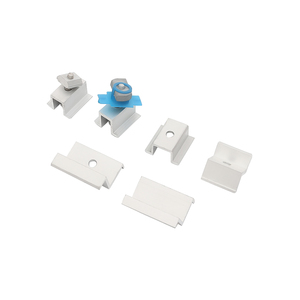 <span class=keywords><strong>Kit</strong></span> de <span class=keywords><strong>fixation</strong></span> de pince d'extrémité de rail de système de montage de <span class=keywords><strong>panneau</strong></span> <span class=keywords><strong>solaire</strong></span> avec accessoires d'accessoires de pince intermédiaire - Product Image 3