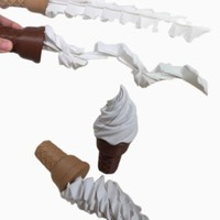 Épée télescopique en forme de cornet de crème glacée imprimée en 3D, jouet créatif anti-stress, pièce décorative amusante YHX45451, 14 ans et plus