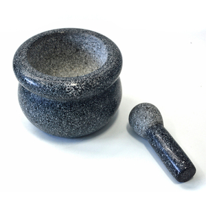 Cuenco para guacamole <span class=keywords><strong>Molcajete</strong></span> Juego de mortero y Maja de granito clásico Mortero y Maja <span class=keywords><strong>Piedra</strong></span> natural - Product Image 4